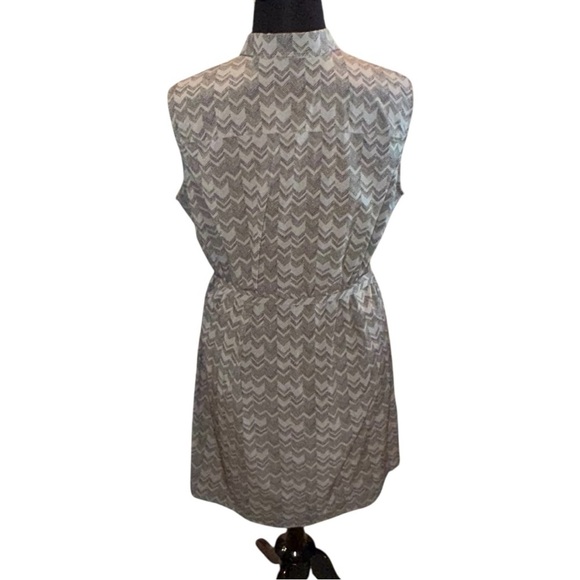 EDDIE BAUER Departure Sleeveless Shirt Dress - XXL Green (Sprig) Arrow Pattern - Picture 3 of 12